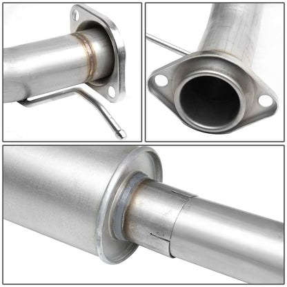 2015-2016 Chevrolet Colorado Single Tip Catback Exhaust Stainless Steel