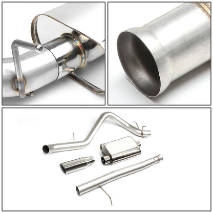 07-13 Chevrolet Silverado / GMC Sierra Catback Exhaust Stainless Steel