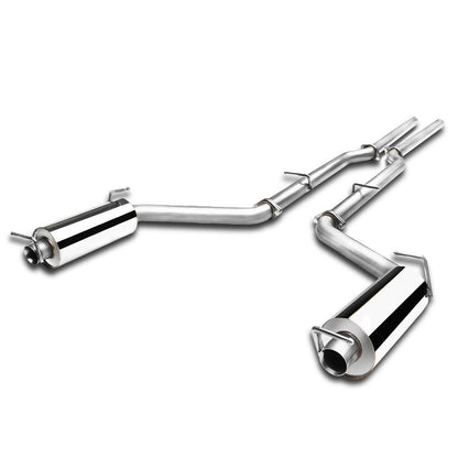 2011-2014 Dodge Charger 3.6L V6 Dual Tip Catback Exhaust - Stainless Steel