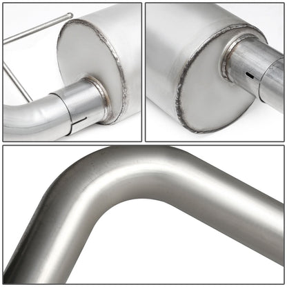2009-2010 Ford F-150 Single Tip Catback Exhaust Stainless Steel