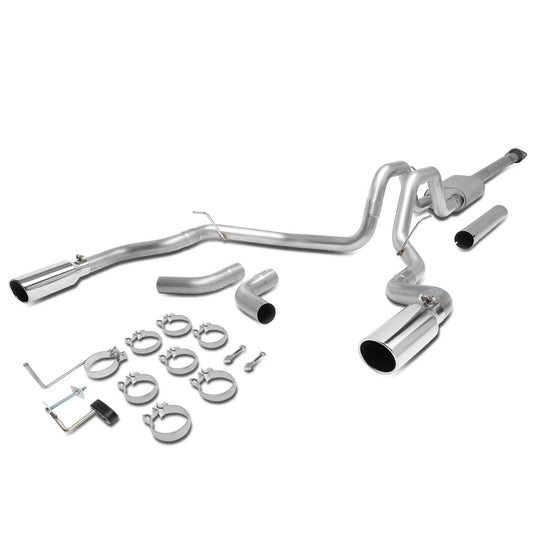 2015-2019 Ford F-150 Dual Tip Catback Exhaust System Stainless Steel