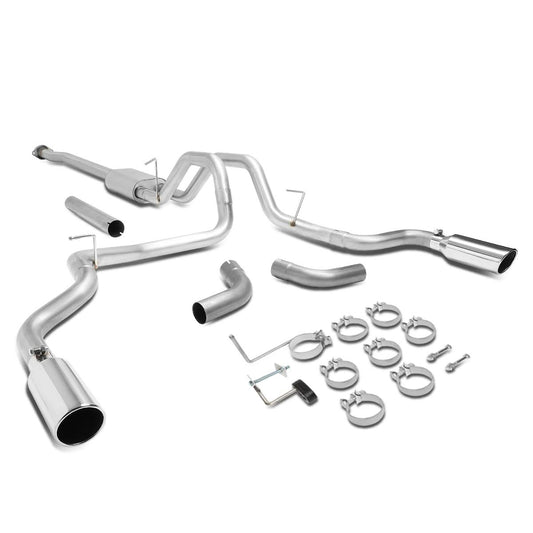 2015-2019 Ford F-150 Dual Tip Catback Exhaust System Stainless Steel