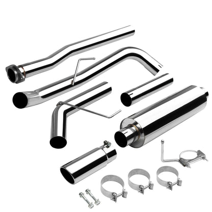 97-04 Ford F-150 Catback Exhaust System Single Tip Stainless Steel