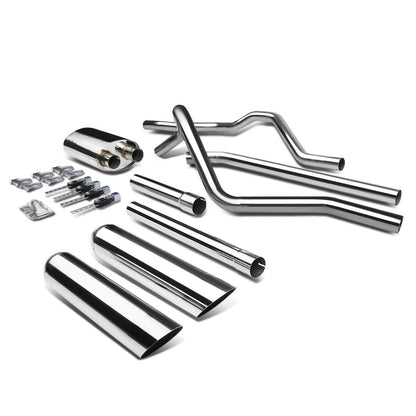 2004-2010 Ford F-150 Type-2 Style Catback Exhaust Stainless Steel