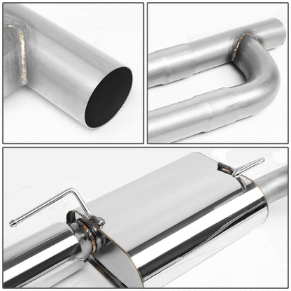 2005-2010 Ford Mustang 4.0L Catback Exhaust System Stainless Steel