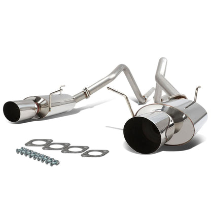 11-14 Ford Mustang 3.7L V6 Dual Tip Catback Exhaust Stainless Steel