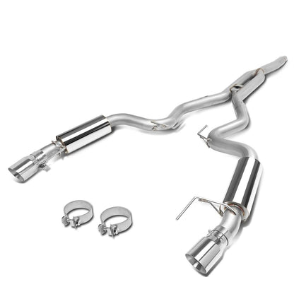2015-2017 Ford Mustang 2.3L Turbo Catback Exhaust Stainless Steel