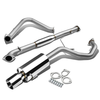 1999-2003 Mitsubishi Galant Single Rolled Tip Catback Exhaust Stainless Steel