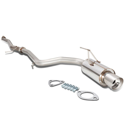 03-06 Honda Accord 2DR Single Tip Catback Exhaust - Stainless Steel