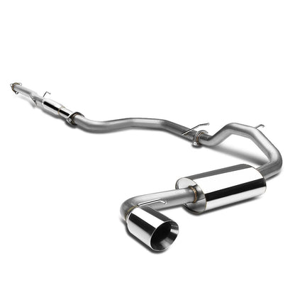 1988-1991 Honda Civic Single Rolled Tip Catback Exhaust Stainless Steel