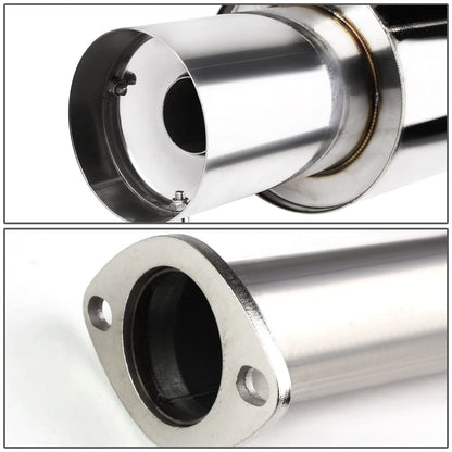 88-91 Honda Civic 4-Door Catback Exhaust Single Tip Stainless Steel