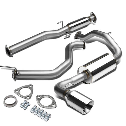 88-91 Honda CRX Catback Exhaust Single Rolled Tip Stainless Steel