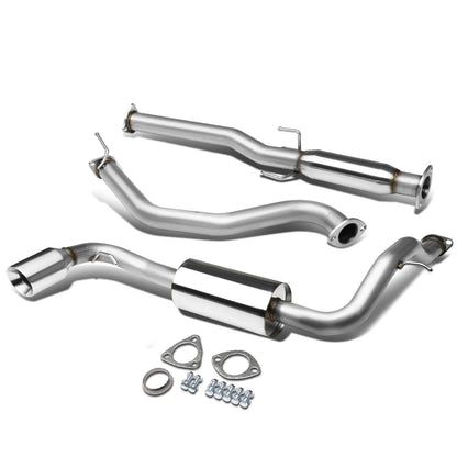 88-91 Honda CRX Catback Exhaust Single Rolled Tip Stainless Steel