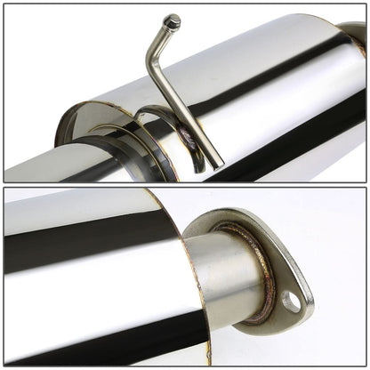 03-08 Hyundai Tiburon 2.0L Catback Exhaust Single Tip Stainless Steel