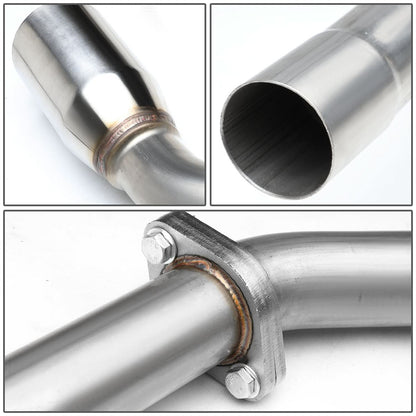 07-13 Jeep Patriot Catback Exhaust System Single Tip Stainless Steel