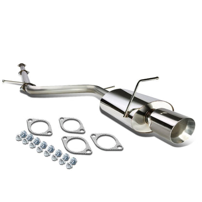 06-12 Mitsubishi Eclipse Single Rolled Tip Catback Exhaust Stainless Steel