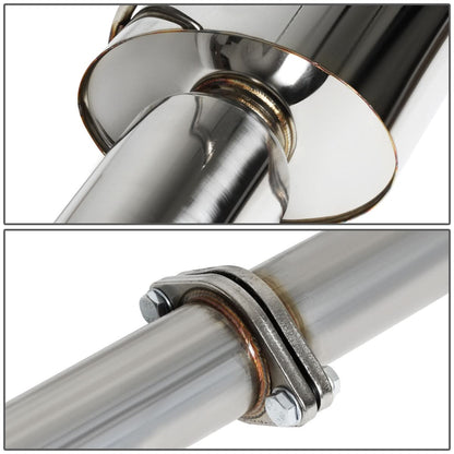 2006-2009 Mitsubishi Eclipse V6 Single Tip Catback Exhaust Stainless Steel