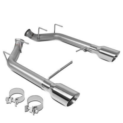 2011-2014 Ford Mustang 5.0L Axleback Exhaust Dual Rolled Tip Stainless Steel