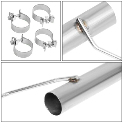 2015-2017 Ford Mustang 2.3L EcoBoost Axleback Exhaust Stainless Steel