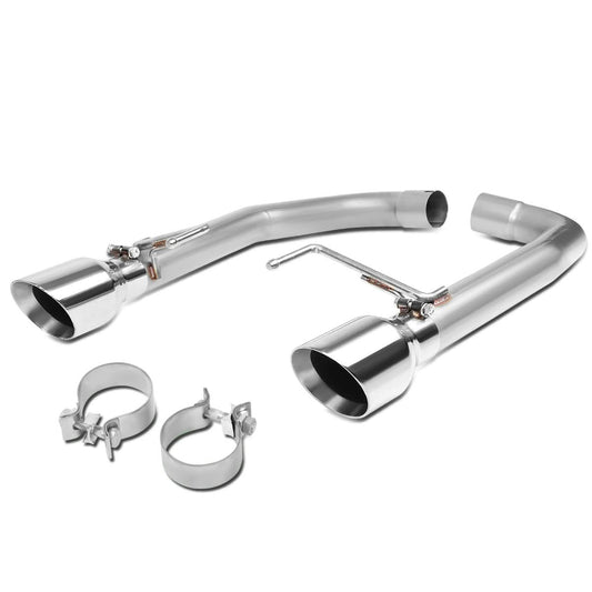 2015-2017 Ford Mustang 5.0L Axleback Exhaust Dual Rolled Tip Stainless Steel