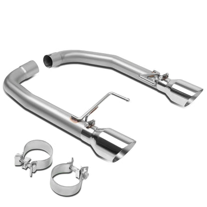 2015-2017 Ford Mustang 5.0L Axleback Exhaust Dual Rolled Tip Stainless Steel