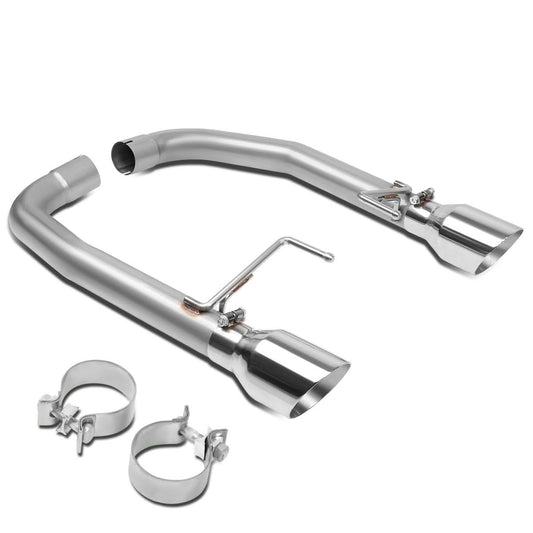 2015-2017 Ford Mustang 5.0L Axleback Exhaust Dual Rolled Tip Stainless Steel