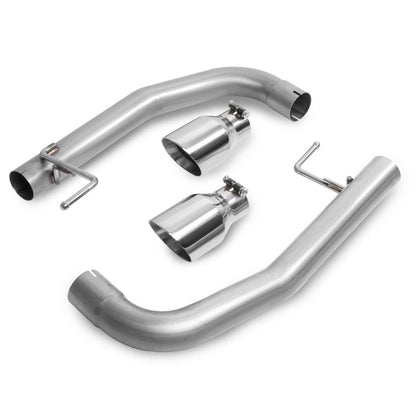 2015-2017 Ford Mustang 5.0L Axleback Exhaust Dual Rolled Tip Stainless Steel