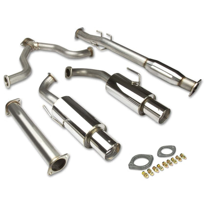 2007-2012 Nissan Altima Sedan Catback Exhaust Dual Tip Stainless Steel
