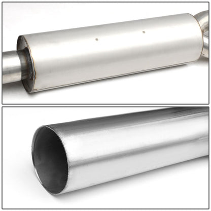 2005-2017 Nissan Frontier Single Tip Catback Exhaust - Stainless Steel