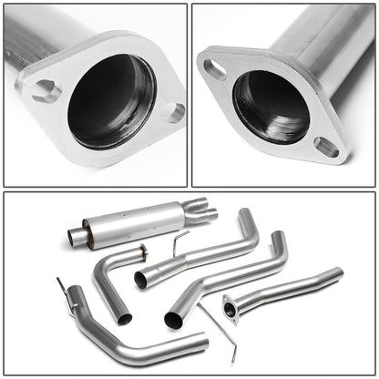 2005-2017 Nissan Frontier Single Tip Catback Exhaust - Stainless Steel