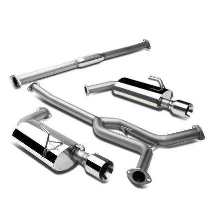 2004-2008 Nissan Maxima Dual Rolled Tip Catback Exhaust - Stainless Steel