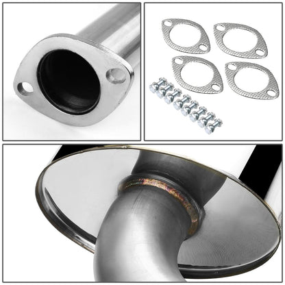 2004-2008 Nissan Maxima Dual Rolled Tip Catback Exhaust - Stainless Steel