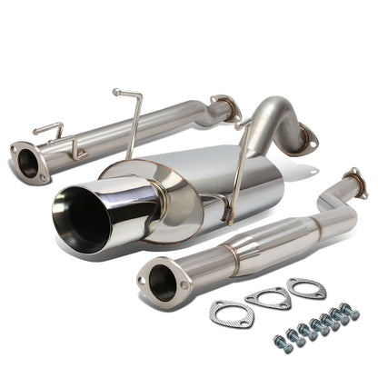 02-05 Honda Civic Si EP3 OE Style Single Tip Catback Exhaust - Stainless Steel