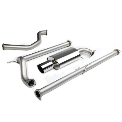 88-91 Honda Civic 4-Door OEM Style Catback Exhaust Stainless Steel