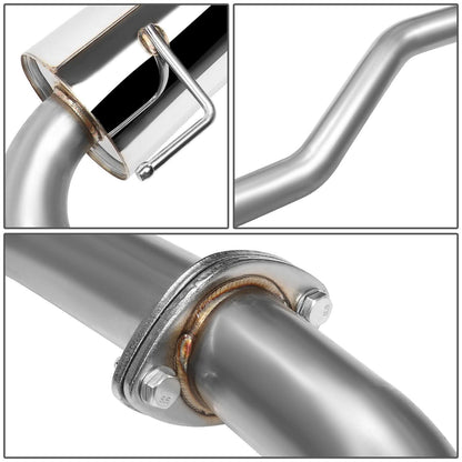 2005-2010 Scion tC Catback Exhaust Stainless Steel Single Burnt Tip