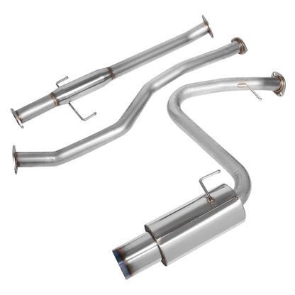 2005-2010 Scion tC Catback Exhaust Stainless Steel Single Burnt Tip
