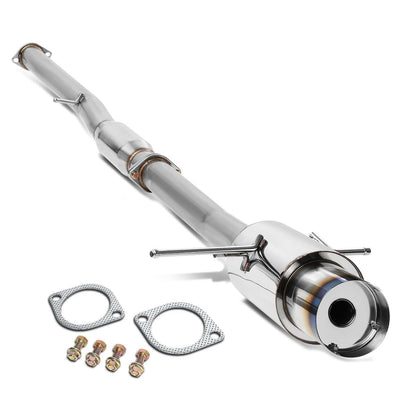 2002-2007 Subaru WRX STI Catback Exhaust Single Burnt Tip Stainless Steel