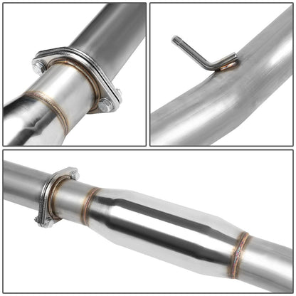 2002-2007 Subaru WRX STI Catback Exhaust Single Burnt Tip Stainless Steel