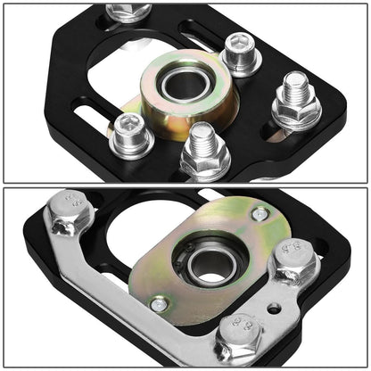 90-93 Ford Mustang Front Upper Camber Plates - Black