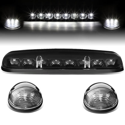 2002-2007 Chevrolet Silverado / GMC Sierra Cab Light - Black Housing / White LED