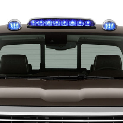 02-07 Chevrolet Silverado / GMC Sierra Chrome Housing Blue LED Cab Light