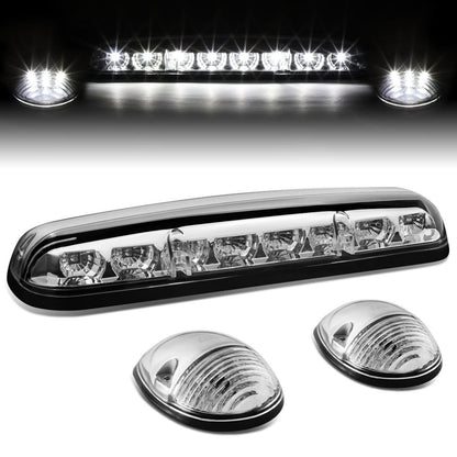 02-07 Chevy Silverado / GMC Sierra Cab Light - Chrome Housing White LED