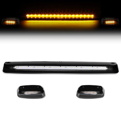 07-14 Chevrolet Silverado / GMC Sierra Cab Light - Black Housing / Amber LED