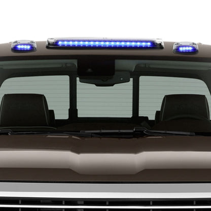07-14 Chevrolet Silverado / GMC Sierra Chrome Housing Blue LED Cab Light