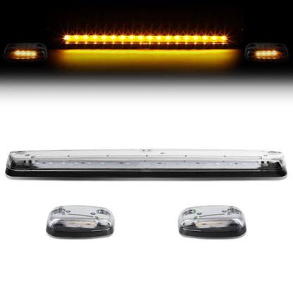 2007-2014 Chevrolet Silverado / GMC Sierra Chrome Amber LED Cab Light
