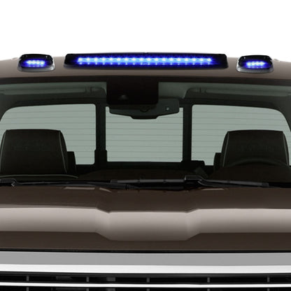 07-14 Chevrolet Silverado / GMC Sierra Smoke Housing Blue LED Cab Light