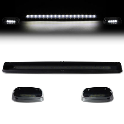 2007-2014 Chevrolet Silverado Cab Light - Smoke Housing White LED