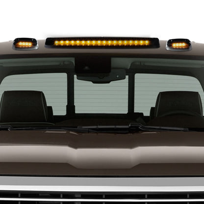 07-14 Chevrolet Silverado / GMC Sierra Smoke Housing Amber LED Cab Light