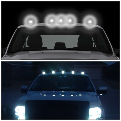 94-98 Dodge Ram 2500/3500 Chrome Housing White LED Cab Light