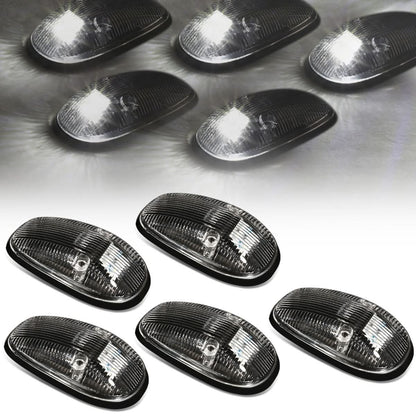 1999-2002 Dodge Ram 2500/3500 Cab Light - Black Housing White LED